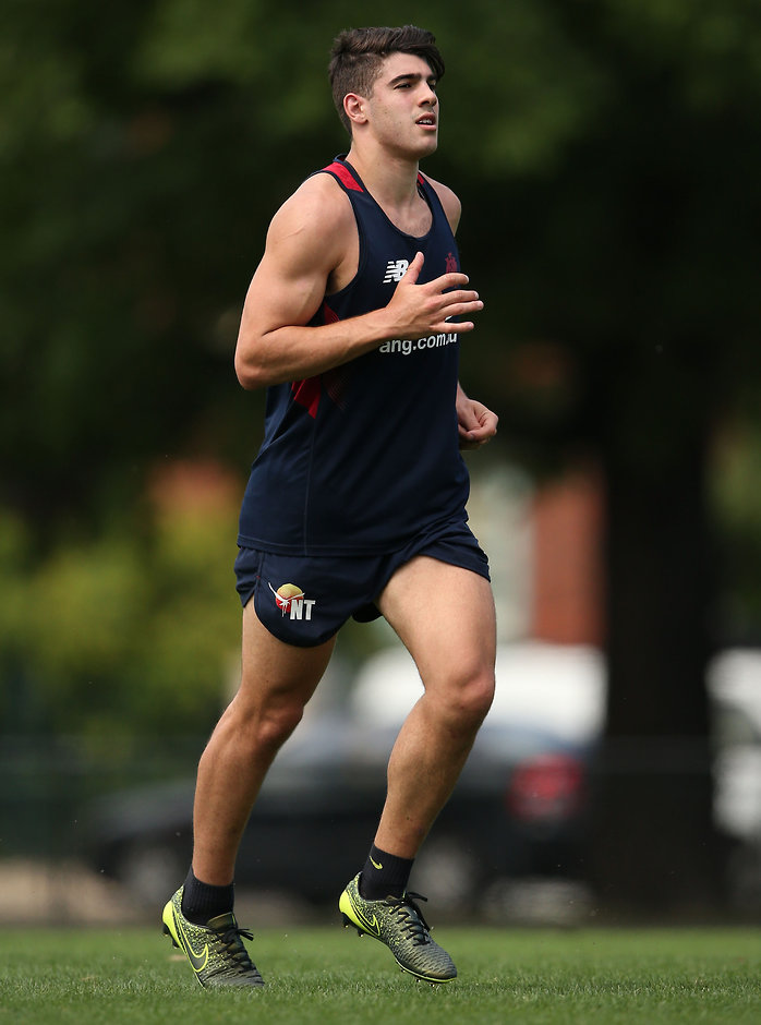 AFL 2015 Training - Melbourne 301115 Christian Petracca has suffered a broken toe after a basketball mishap - ${keywords}
